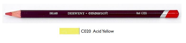 Derwent Coloursoft Pencils Acid Yellow 0700954
