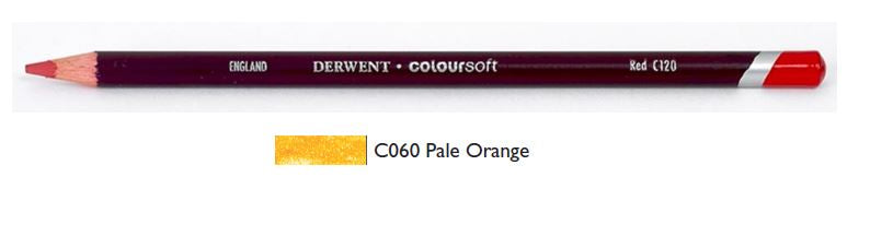 Derwent Coloursoft Pencils Pale Orange 0700958