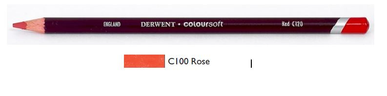 Derwent Coloursoft Pencils Rose 0700962