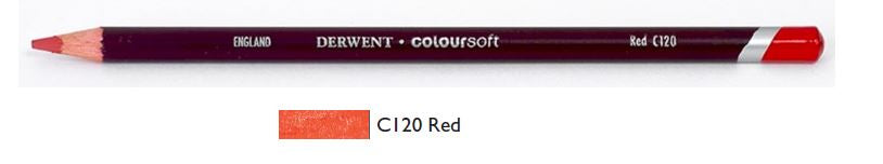 Derwent Coloursoft Pencils Red 0700964