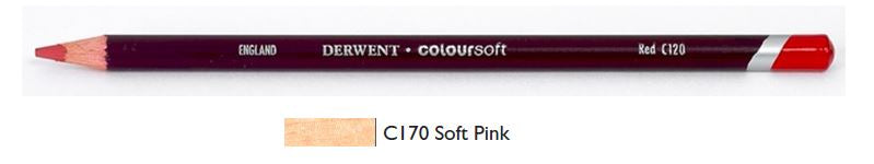 Derwent Coloursoft Pencils Soft Pink 0700969