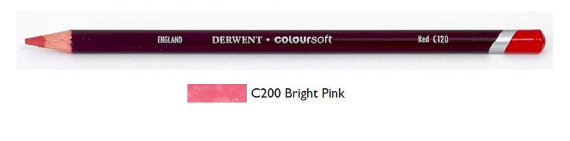 Derwent Coloursoft Pencils Bright Pink 0700972