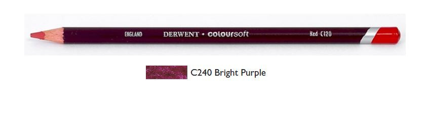 Derwent Coloursoft Pencils Bright Purple 0700976