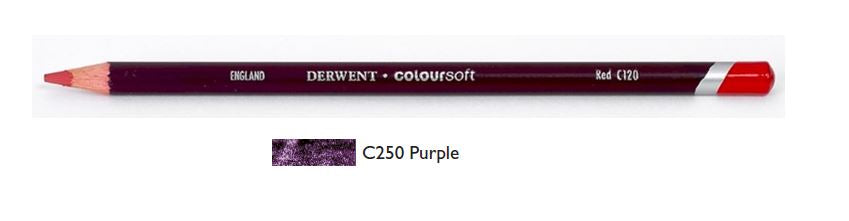 Derwent Coloursoft Pencils Purple 0700977