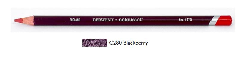 Derwent Coloursoft Pencils Blackberry 0700980
