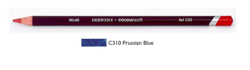 Derwent Coloursoft Pencils Prussian Blue 0700983