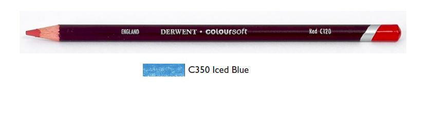 Derwent Coloursoft Pencils Iced Blue 0700987