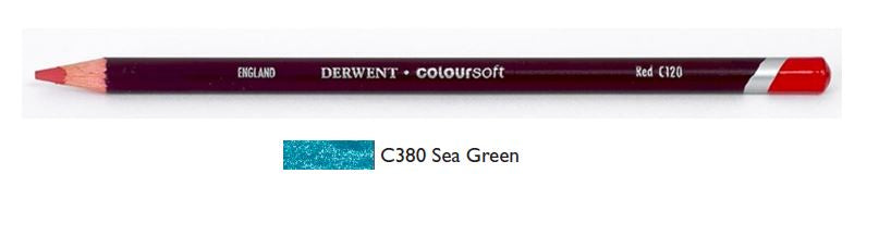 Derwent Coloursoft Pencils Sea Green 0700990