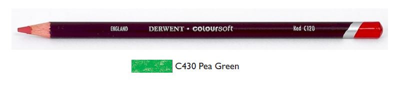 Derwent Coloursoft Pencils Pea Green 0700995