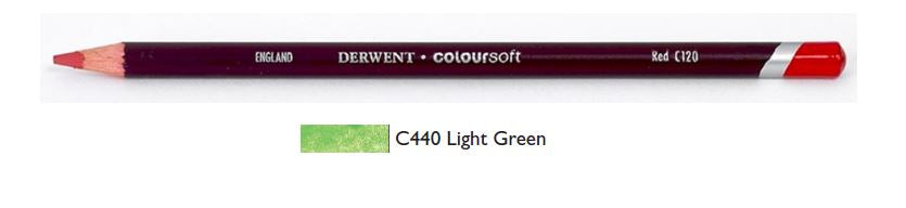 Derwent Coloursoft Pencils Light Green 0700996