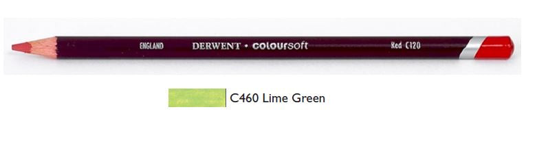 Derwent Coloursoft Pencils Lime Green 0700998