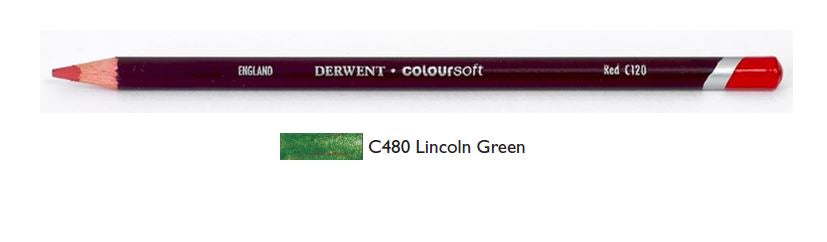Derwent Coloursoft Pencils Lincoln Green 0701000