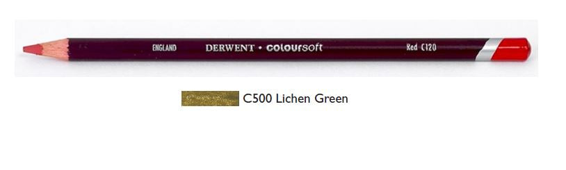 Derwent Coloursoft Pencils Lichen Green 0701002