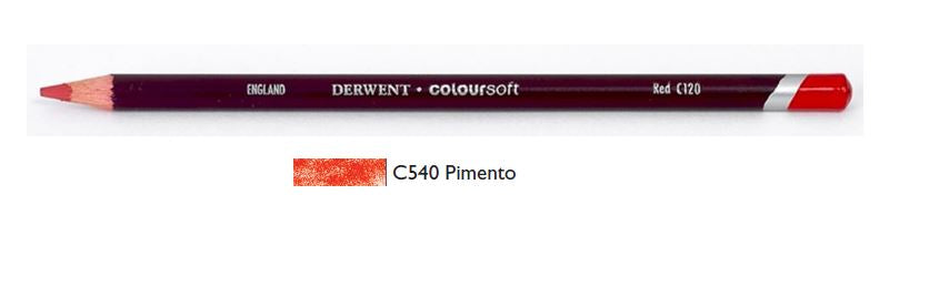 Derwent Coloursoft Pencils Pimento 0701006