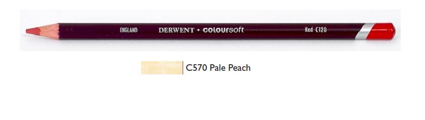 Derwent Coloursoft Pencils Pale Peach 0701009