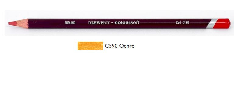 Derwent Coloursoft Pencils Ochre 0701011