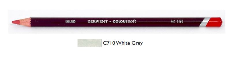 Derwent Coloursoft Pencils White Grey 0701023