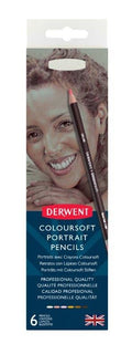 Derwent Coloursoft Portrait 6 Tin 2300217