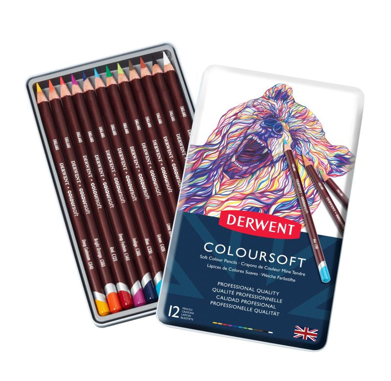 Derwent Coloursoft Pencils 12P Rrp Gbp29.45 - Offer Rrp Gbp22