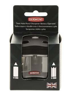 Derwent Battery Operated Twin Hole Sharpener 2302332