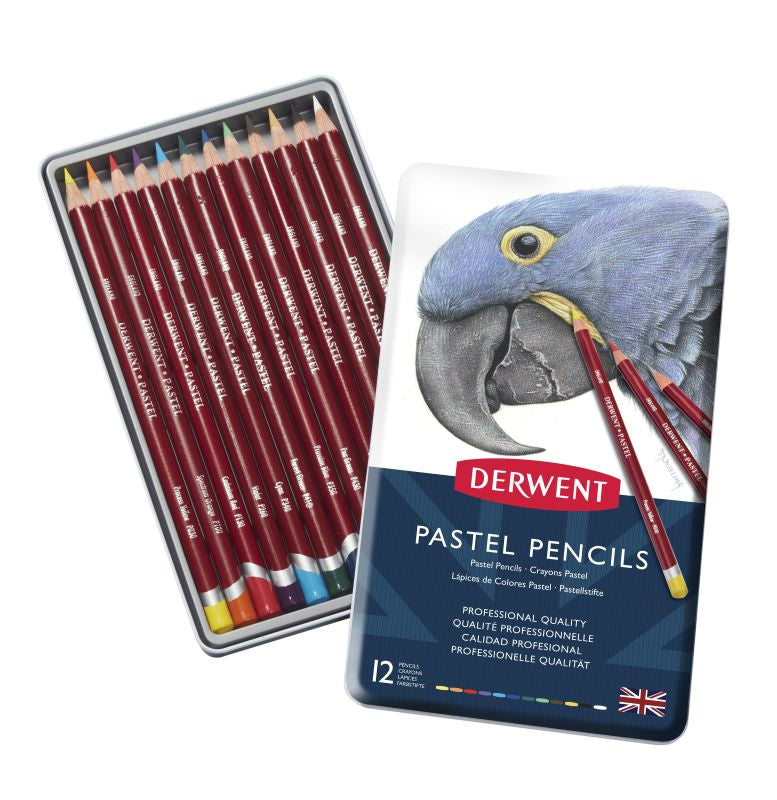 Derwent Pastel Pencils Tin 12 Rrp Gbp29.45 - Offer Rrp Gbp22