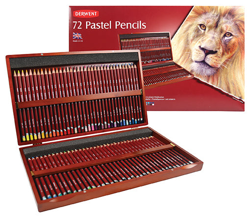 Derwent Pastel Pencil 72 Wooden Box 2300343