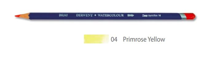 Derwent Watercolour Pencil 04 Primrose Yellow 32804