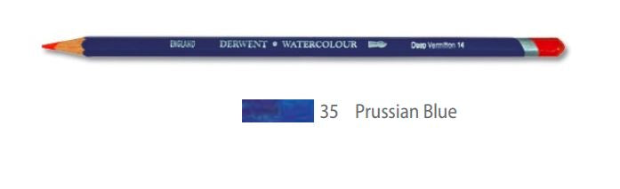Derwent Watercolour Pencil 35 Prussian Blue 32835