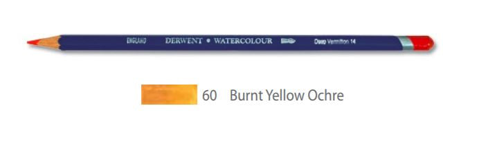 Derwent Watercolour Pencil 60 Burnt Yellow Ochre 32860