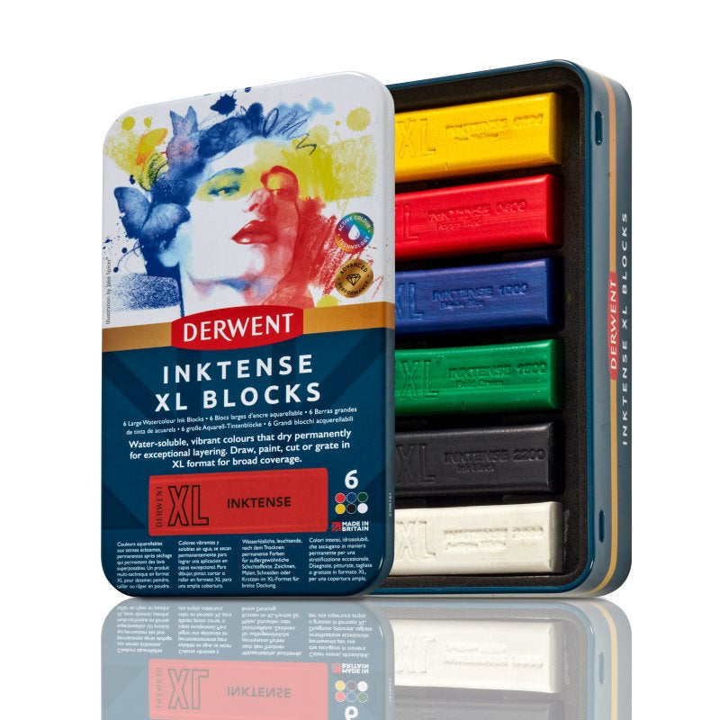Derwent Inktense Xl Blocks Tin Of 6 2306161