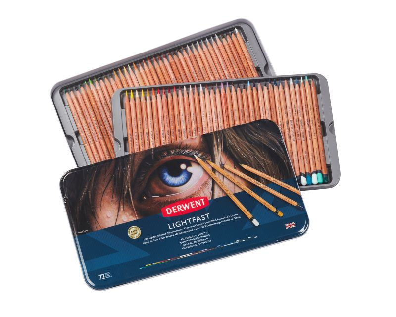 Derwent Lightfast Tin 72 Pencils 2302722