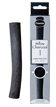 Coates Charcoal 1 Tree Stick Jumbo Artts1