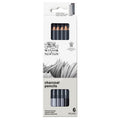 Wn Studio Collection Charcoal Pencil 6 Assorted 0490025