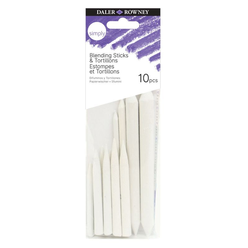 DALER-ROWNEY Simply Blending Sticks 10Pcs Set