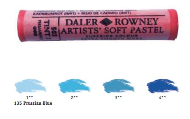 DALER-ROWNEY Artists Soft Pastels Prussian Blue T1 153001135