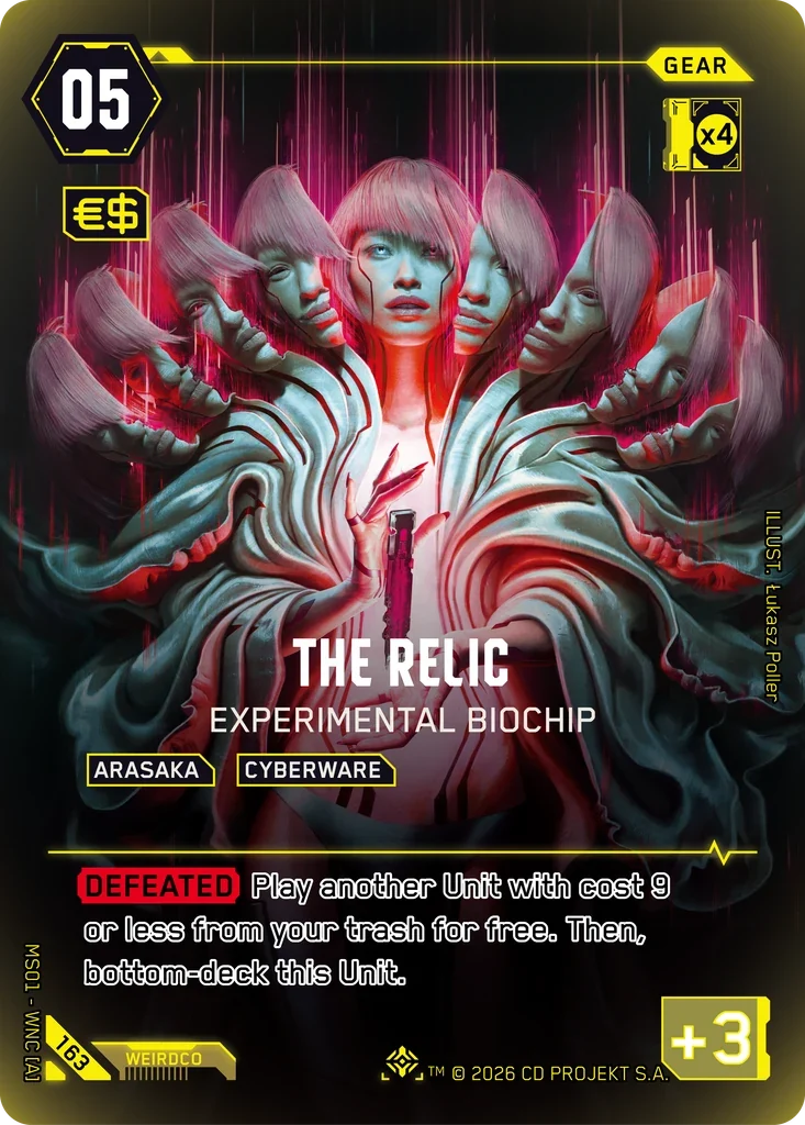 The Relic: Experimental Biochip — Welcome to Night City — Retail / 163 / Iconic Other