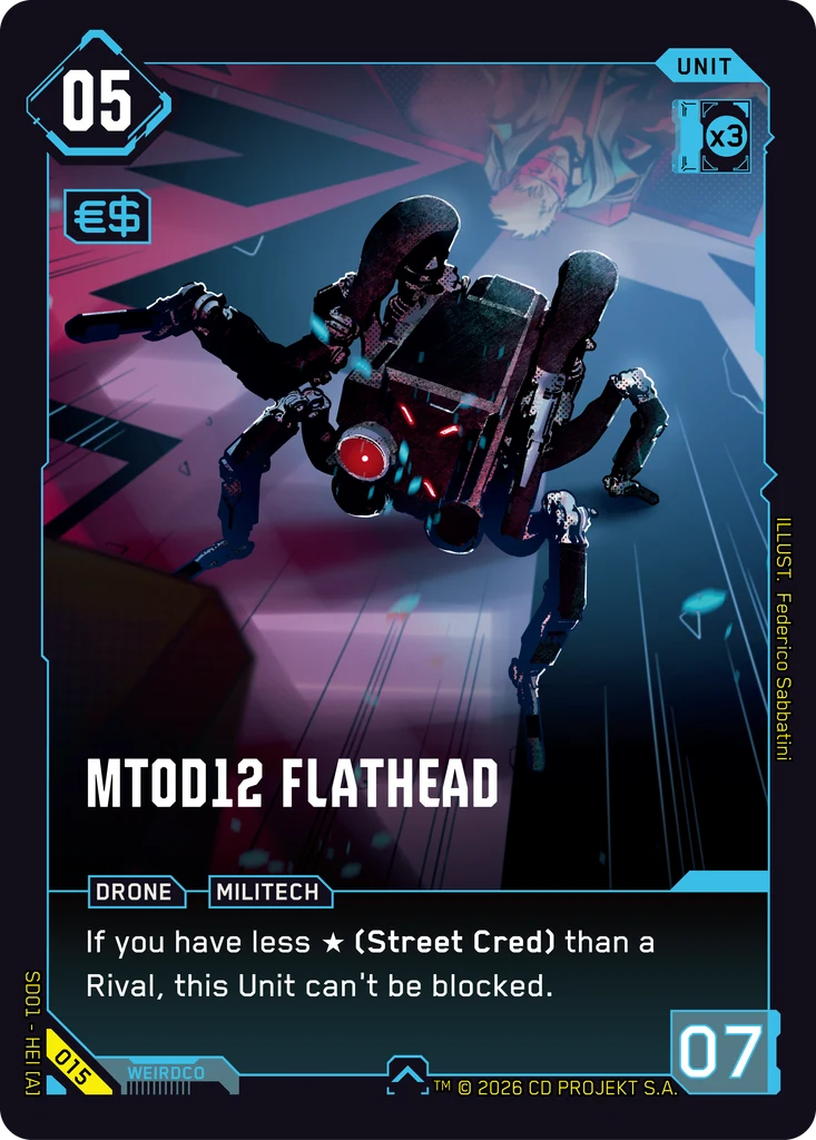 MT0D12 Flathead — The Heist — Retail Starter Deck — card 015