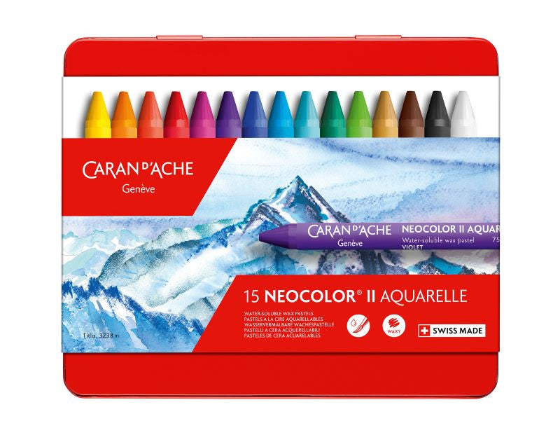 Caran d’Ache 15 Neocolor Ii Crayons 7500-315