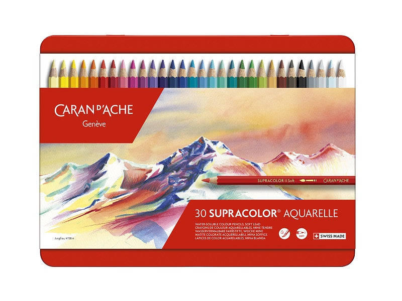 Caran d’Ache 30 Supracolor Soft Aqua Pencils 3888 330