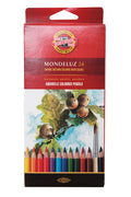 Koh-I-Noor Mondeluz 24 Aqua W/Soluble Pencils