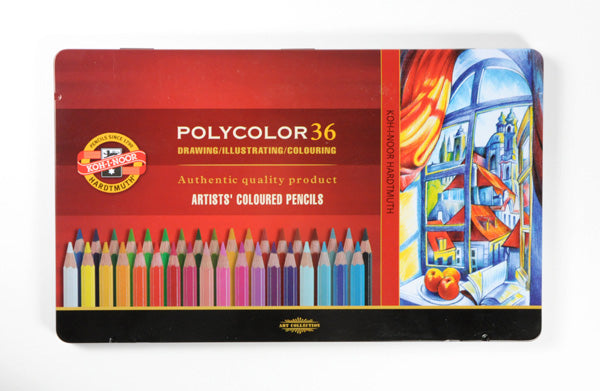 Koh-I-Noor Polycolor 36 Set Coloured Pencils 3825