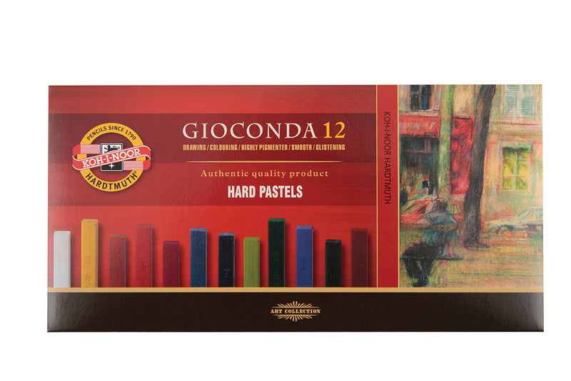 Koh-I-Noor Gioconda 12 Carres Oil/Chalk Pastels Set Of 12