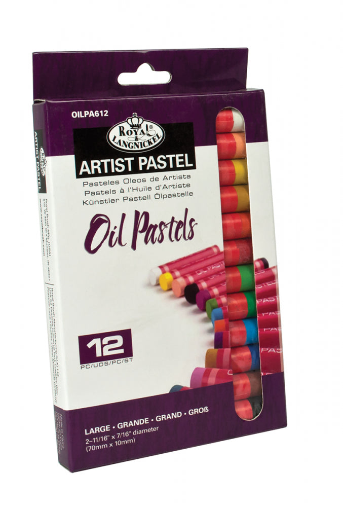 Royal & Langnickel 12Pc Oil Pastels Large Oilpa-612