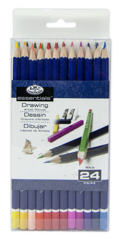 Royal & Langnickel 24Pc Colour Pencil Set Pen-24