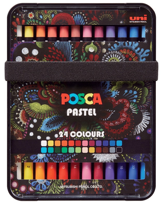 POSCA Kpa-100 Pastels Assorted 24 Set 239038000
