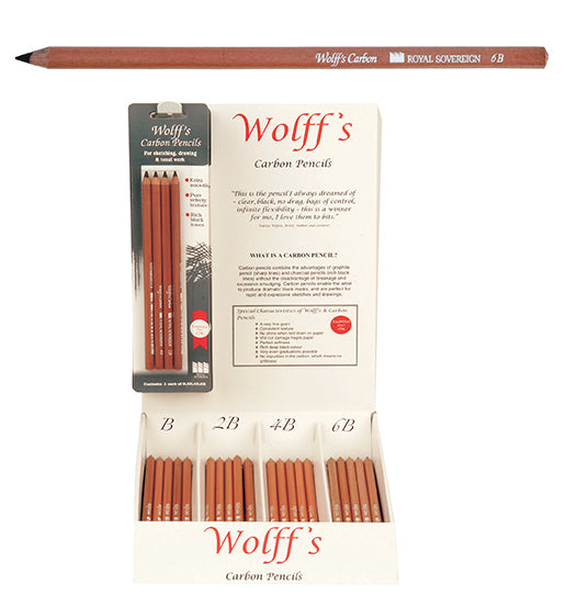 Wolff Carbon Pencil - 2B