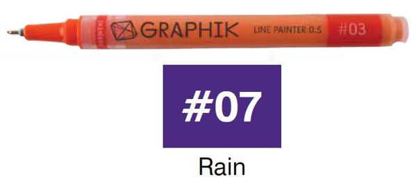 Graphik Line Painter 07 Rain 2302216 By Derwent