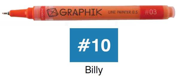 Graphik Line Painter 10 Billy 2302219 By Derwent