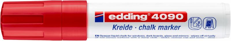 edding E-4090 Chalk Marker Red 4-4090002