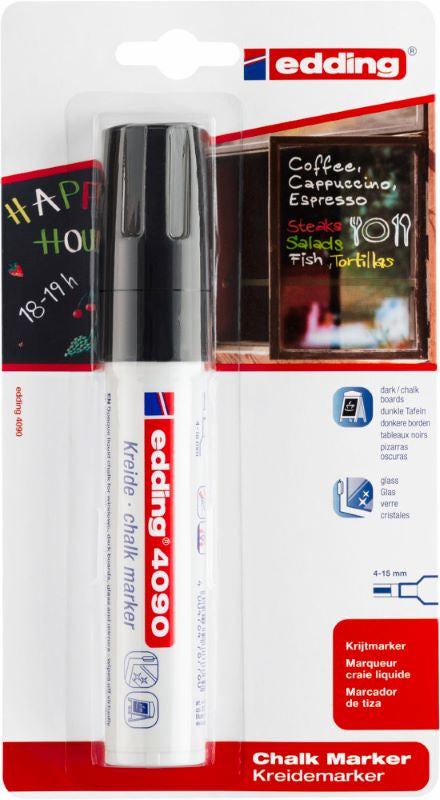 edding E-4090/1 Bl Prof. Chalk Marker Black 4-4090-1-1001